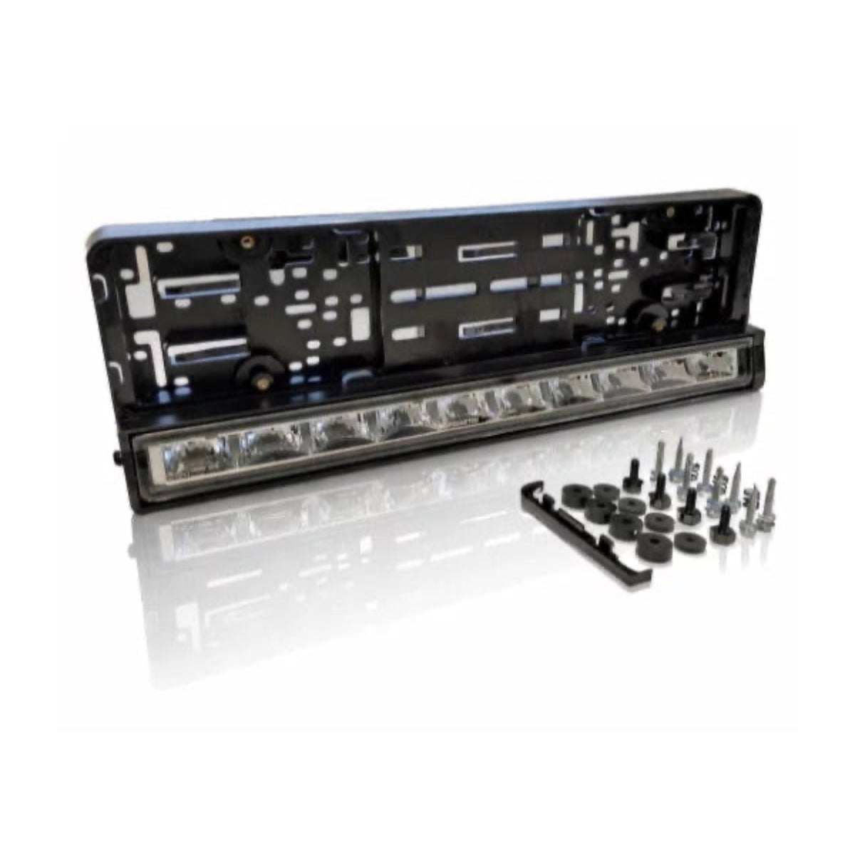 Kennzeichenhalter mit Lightbar Plug n Play Fernscheinwerfer 2x Ref 25