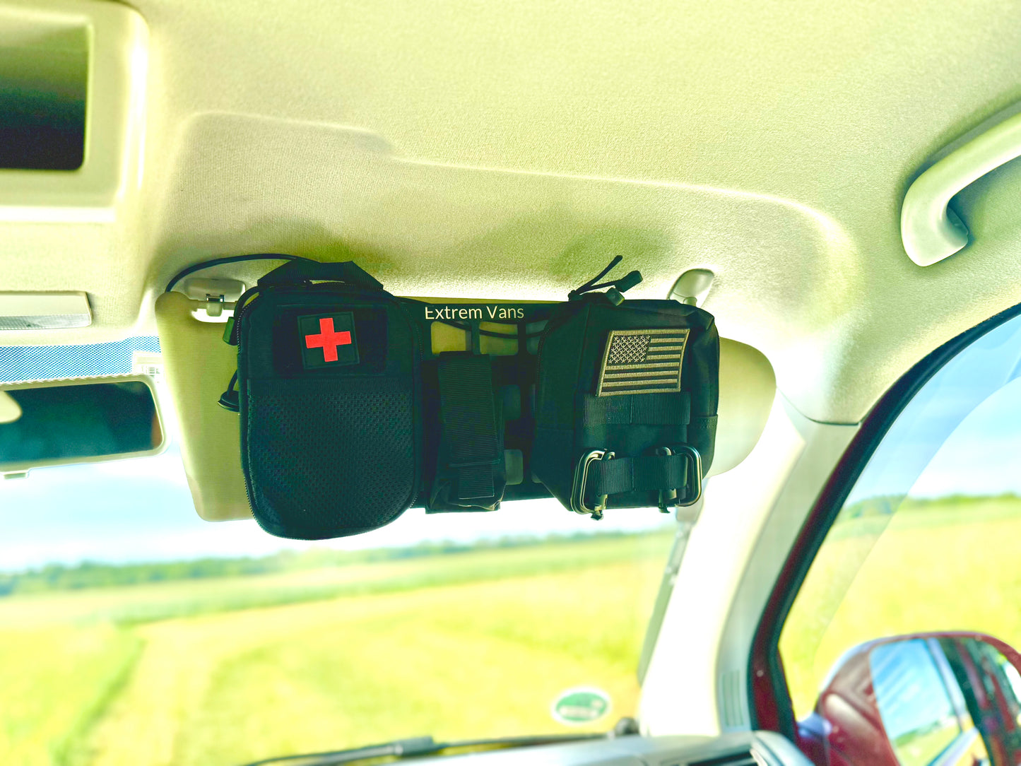 XPLORACK Sun Molle Board für Sonnenblenden