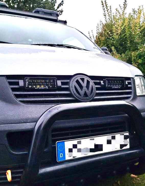 Kühlergrill Halter für Zusatzscheinwerfer - VW T5.1 Transporter