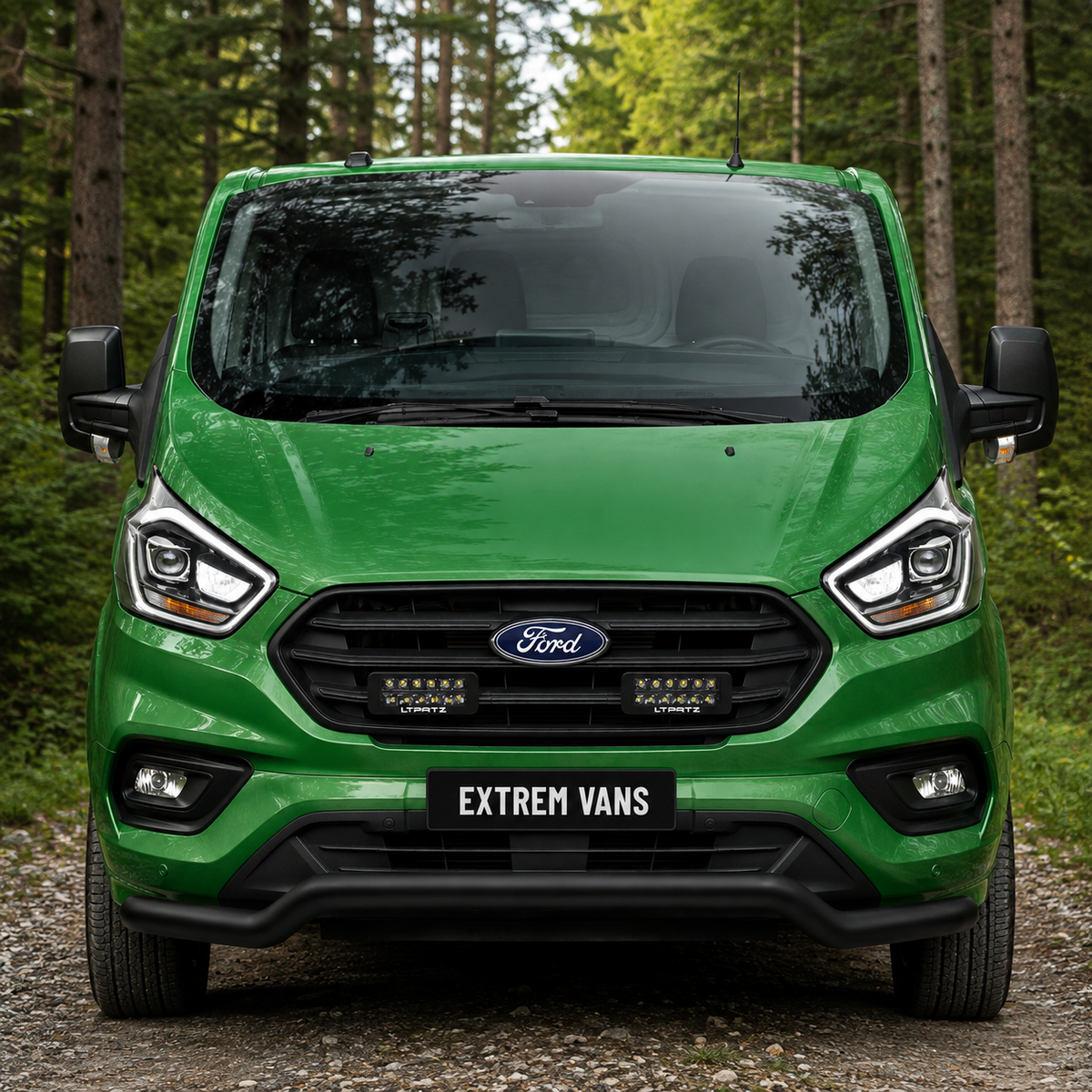 Kühlergrill Halter für Zusatzscheinwerfer - Ford Transit Tourneo Custom 2018-2023