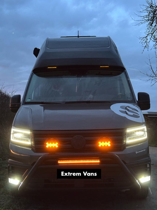 Scheinwerfer Kit für Frontbügel Plug n Play 2x7" Rund LED Scheinwerfer