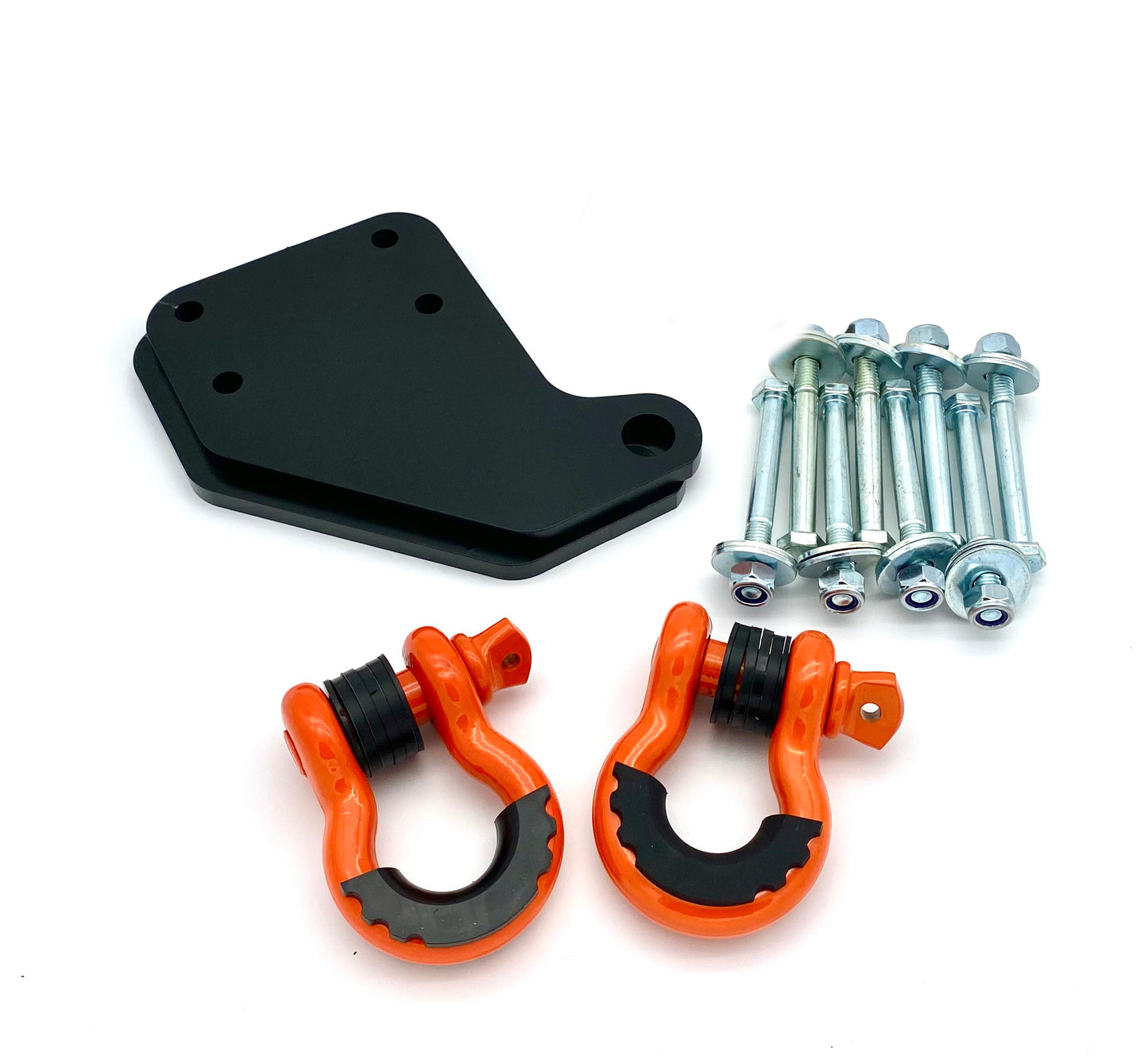 Bergeösen Set (Bergelaschen) mit Schäkel für MAN TGE / VW Crafter / Grand California