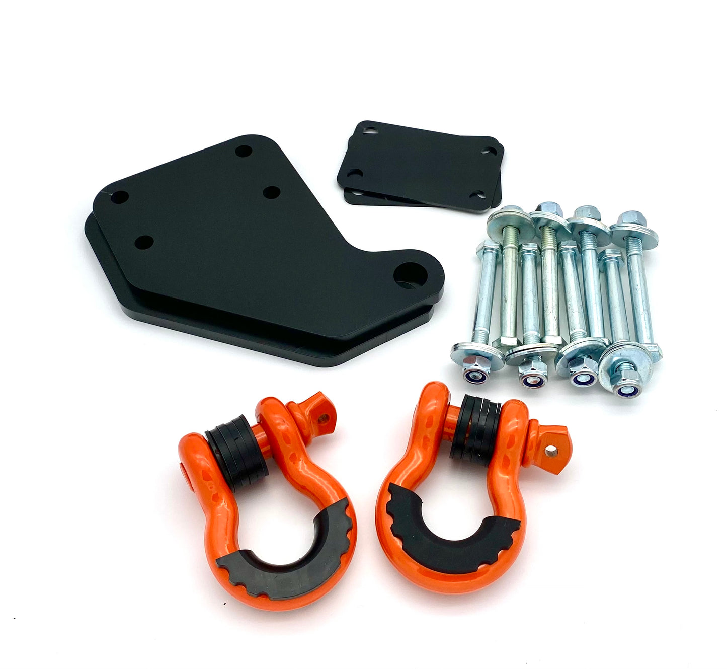 Bergeösen Set (Bergelaschen) mit Schäkel für MAN TGE / VW Crafter / Grand California
