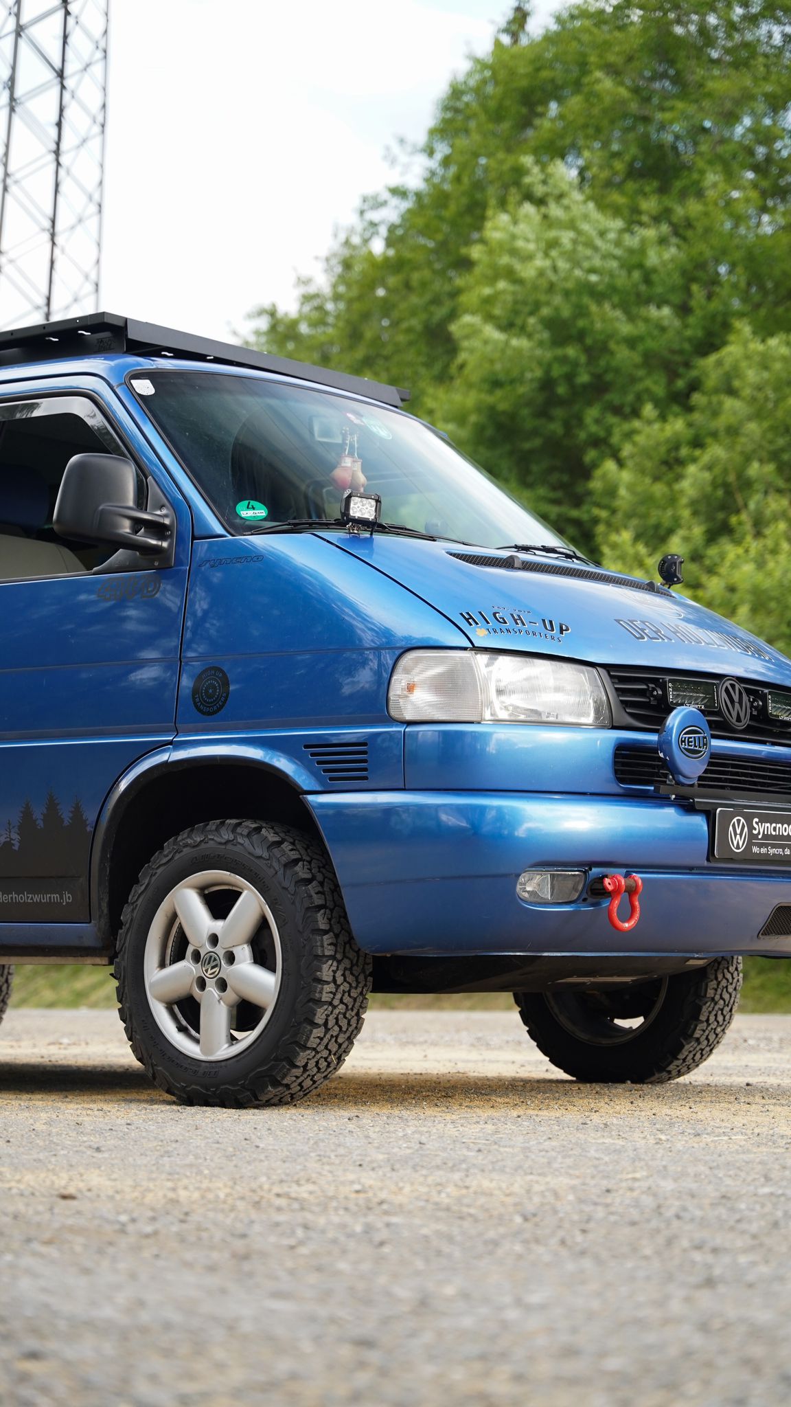 Kühlergrill Halter für Zusatzscheinwerfer - VW T4 Lang
