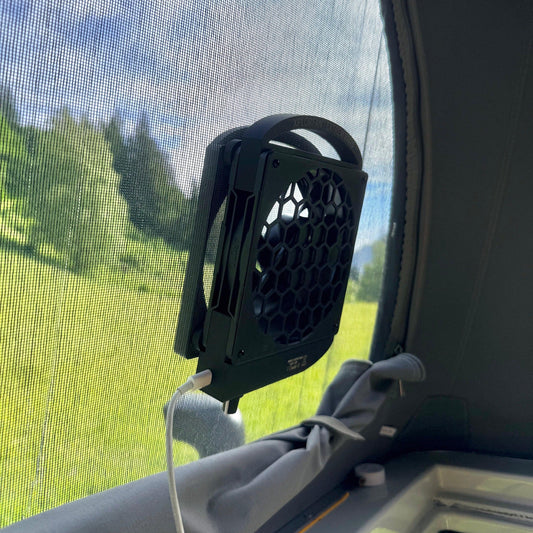 XplorFan USB C Ventilator Dachzelt / Aufstelldach / Fliegengitter