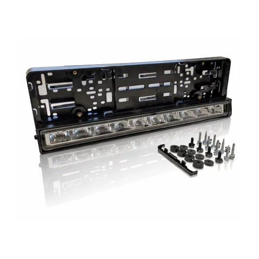 Kennzeichenhalter mit Lightbar Plug n Play  Fernscheinwerfer 2x Ref 25
