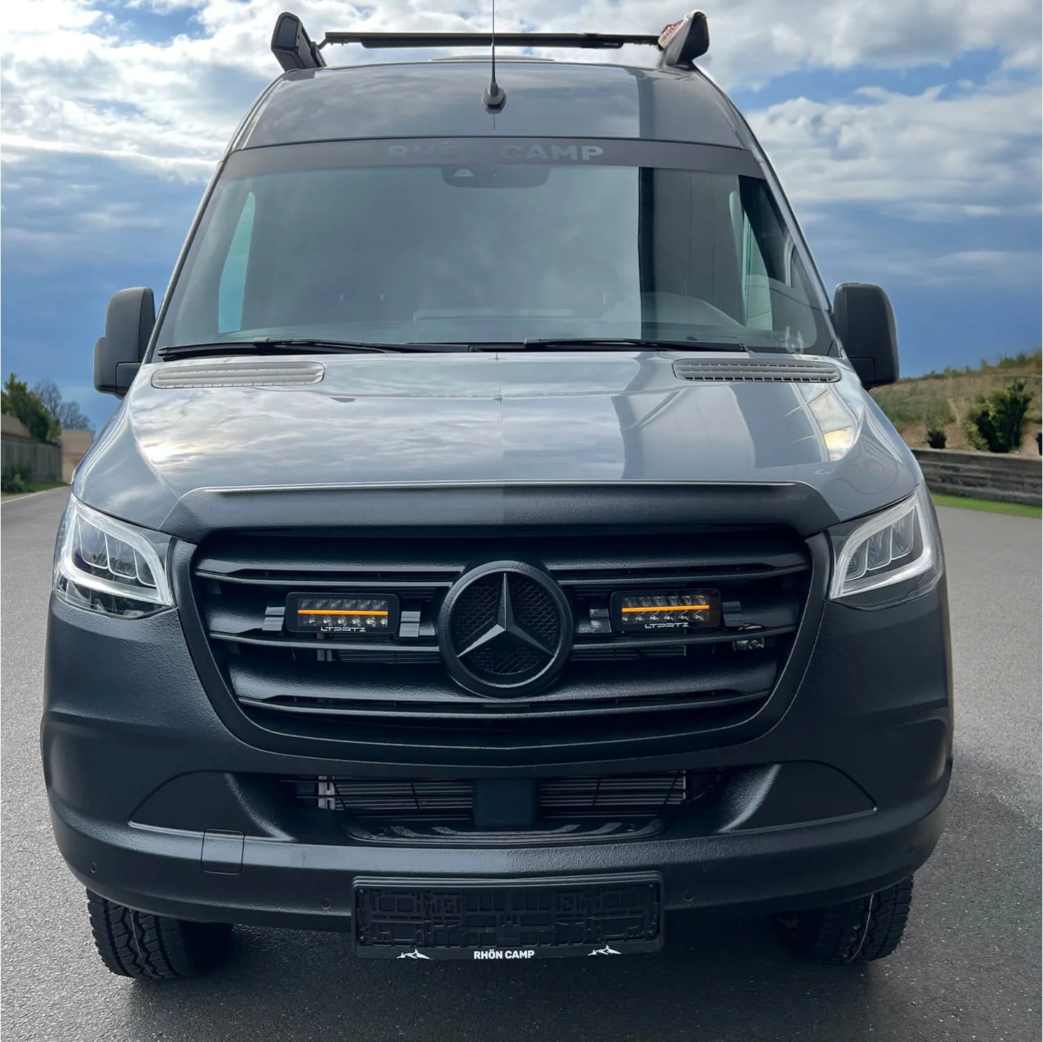 Mb Collection Halter Kühlergrill Halter für LED Zusatzscheinwerfer - Mercedes Sprinter W907 ...
